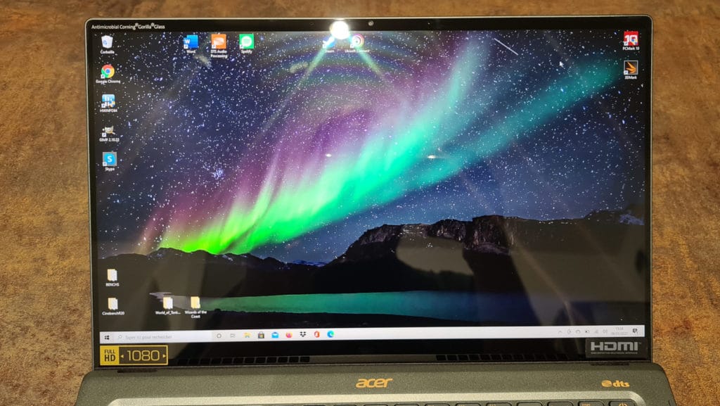 Image 18 : Test Acer Swift 5 Tiger Lake : un ordinateur portable fin, performant et endurant