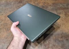 Acer Swift 5 vue générale fermé en main