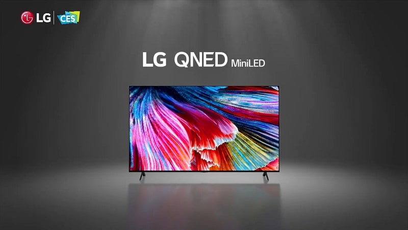 Le QNED est le premier téléviseur de LG avec une dalle Mini LED