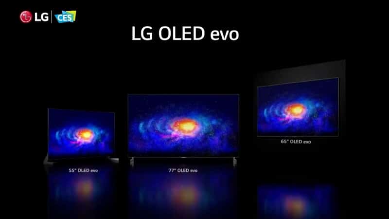 Les nouveaux téléviseurs OLED evo G1 en 55, 65 et 77 pouces