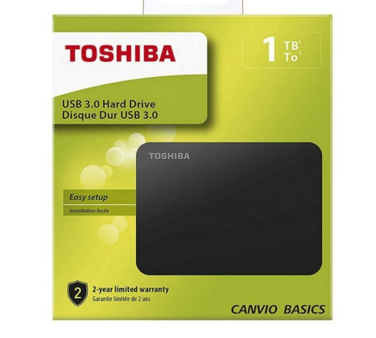Image 1 : Disque dur externe Toshiba Canvio Basics 1 To à 39,99€