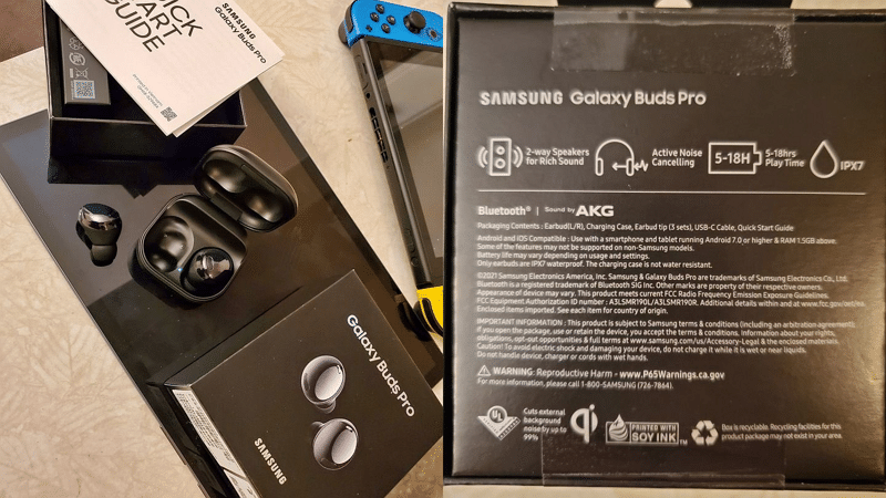 Samsung Galaxy Buds Pro unboxing - @sondesix / Twitter