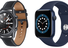 Samsung Galaxy Watch 3 et Apple Watch Series 6