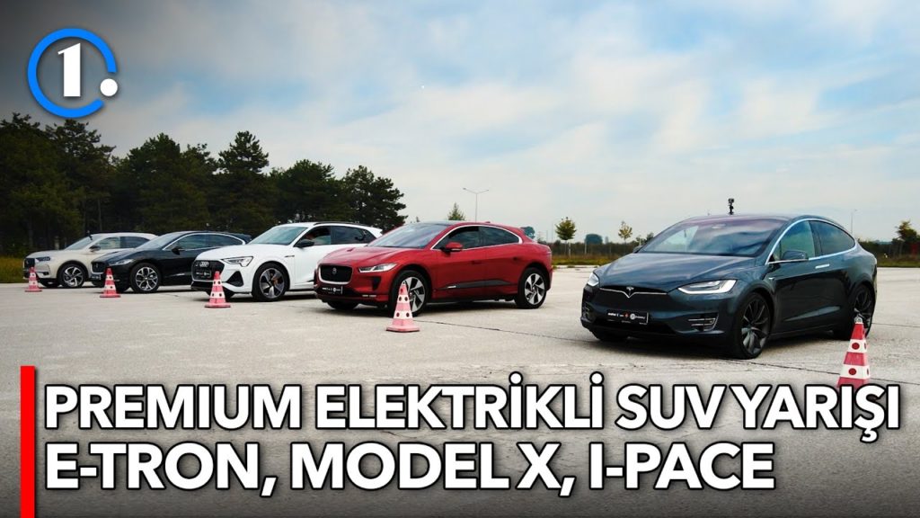 Tesla Model X vs Audi E-Tron vs Jaguar I-Pace - Motor1 Turkiye / YouTube