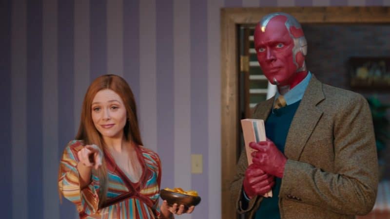 Wanda et Vision réunis dans la première série de la phase 4 du MCU