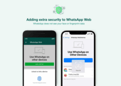 WhatsApp sécurité biométrique