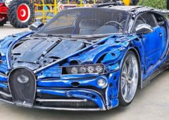 Bugatti Chiron en ferraille