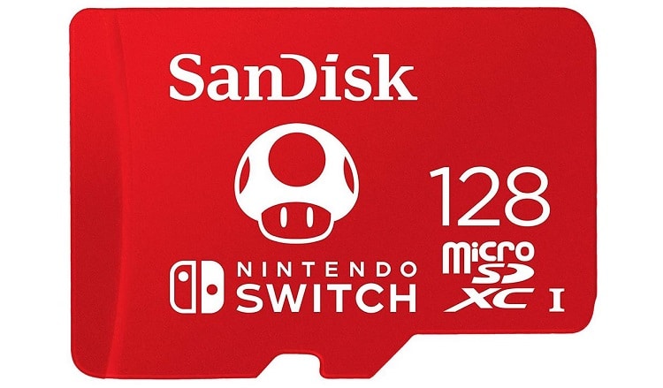 Image 1 : Nintendo Switch : carte SanDisk 128 Go microSDXC remise de 50% chez Amazon