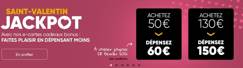 Image 1 : E-cartes cadeaux Fnac/Darty disponibles pour la Saint-Valentin