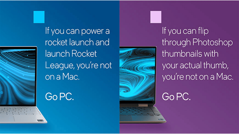 Intel s'en prend aux MacBook M1 - Intel / Twitter