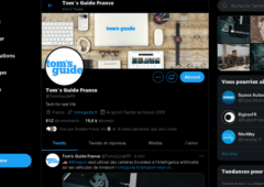 Mode sombre sur Twitter