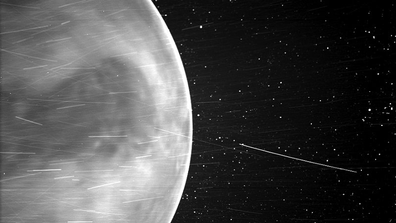 Le cliché de Vénus capturé par la caméra WISPR de Parker Solar Probe
