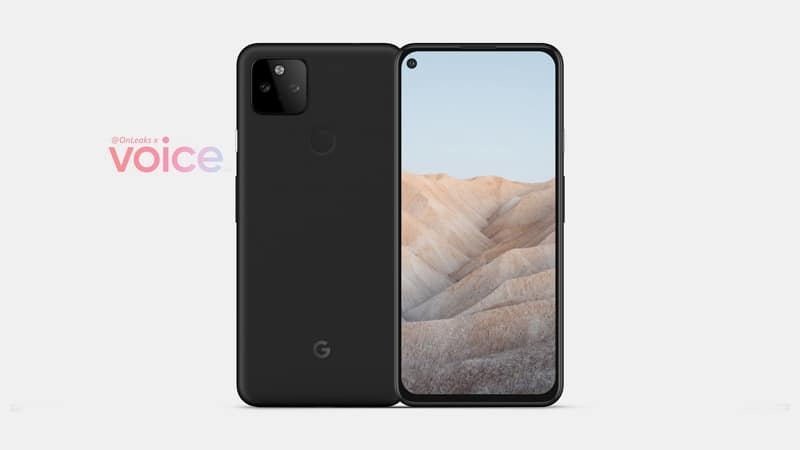 Pixel 5a de Google - OnLeaks / Voice