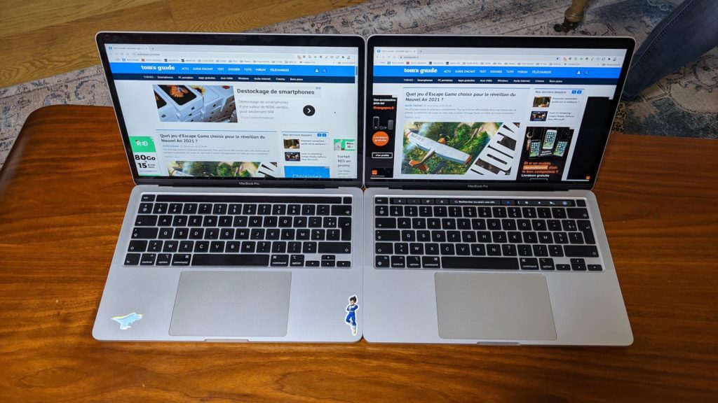Image 8 : Test MacBook Pro M1 : sans doute le meilleur PC portable 13 pouces