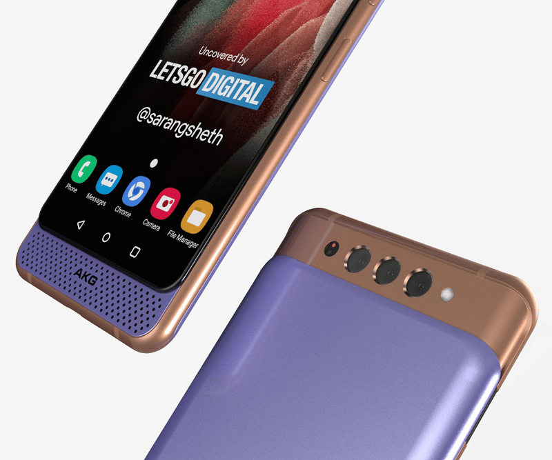 Smartphone Samsung avec deux sliders - LetsGoDigital