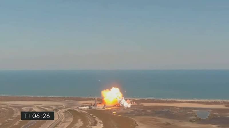 Le prototype Starship SN9 a explosé à l'atterrissage