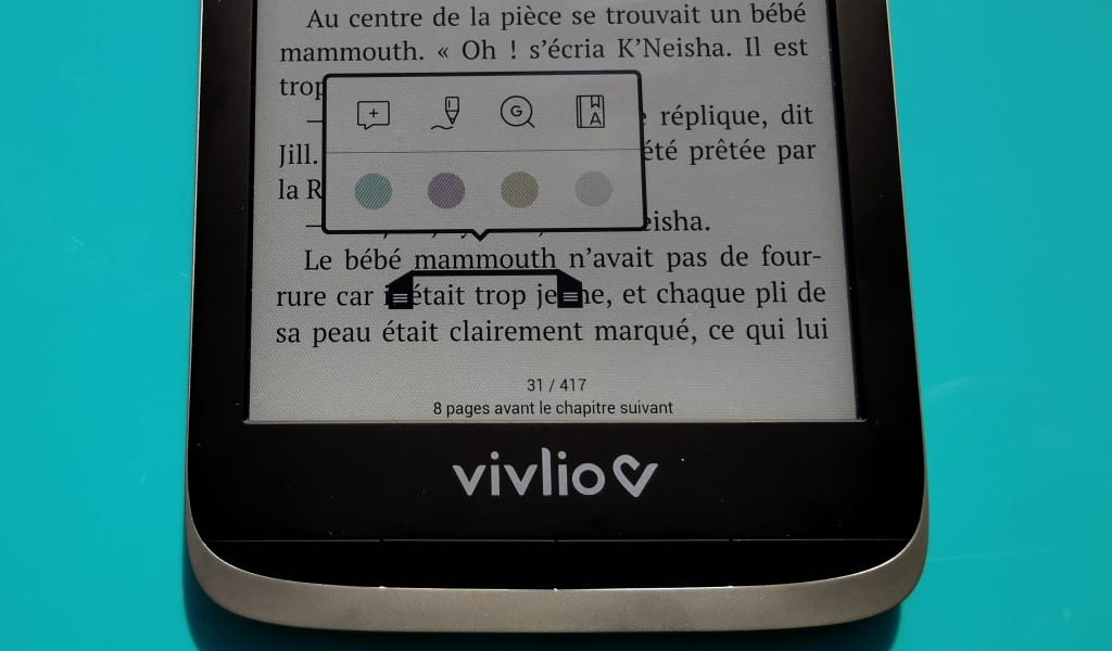 VIVLIO Liseuse eBook Touch HD plus pas cher 