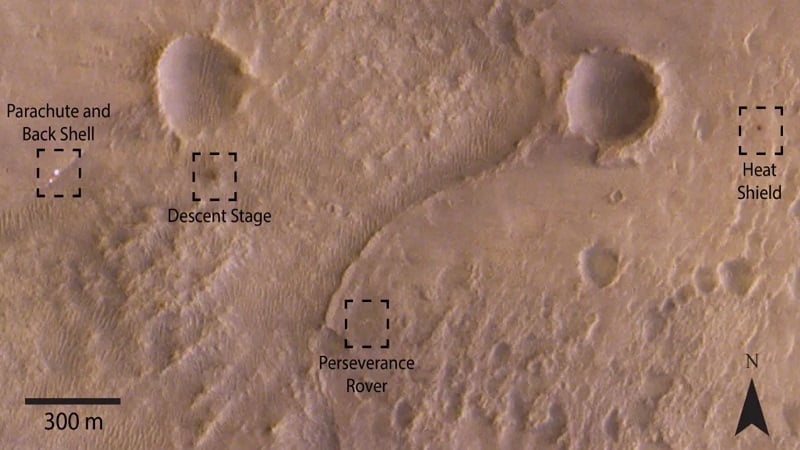 Photo satellite de Mars. Crédit : ESA/Roscosmos/CaSSIS