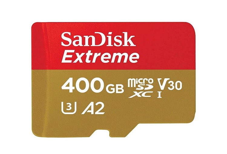 Image 1 : Sandisk Extreme : une microSD de 400 Go pour 67,99 € seulement