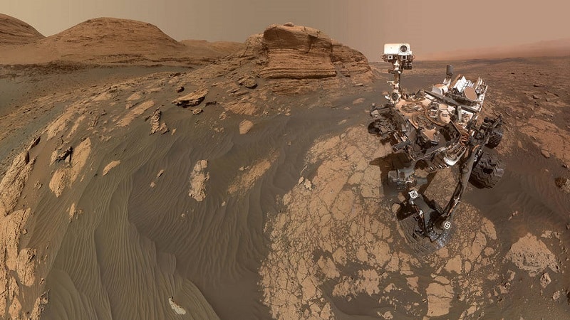 Le selfie de Curiosity sur Mars