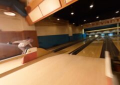 Drone dans un bowling