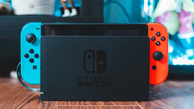 La Nintendo Switch dans son dock