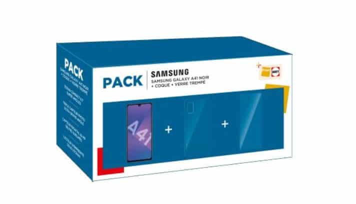 Image 1 : Le pack Samsung Galaxy A41 est au petit prix de 259 € à la Fnac