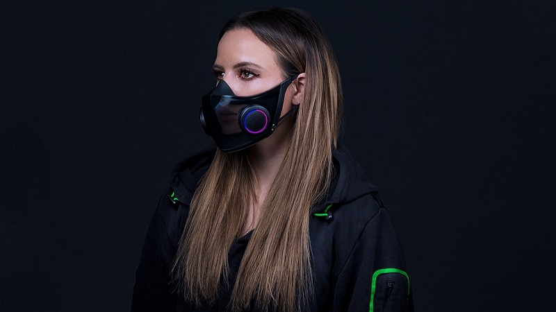 Image 1 : Razer va produire le Project Hazel, son concept de masque facial RGB