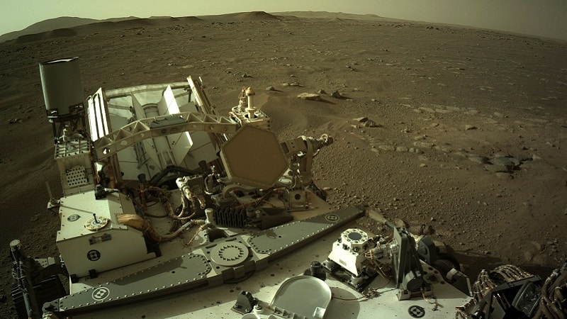 Selfie du rover Perseverance sur Mars