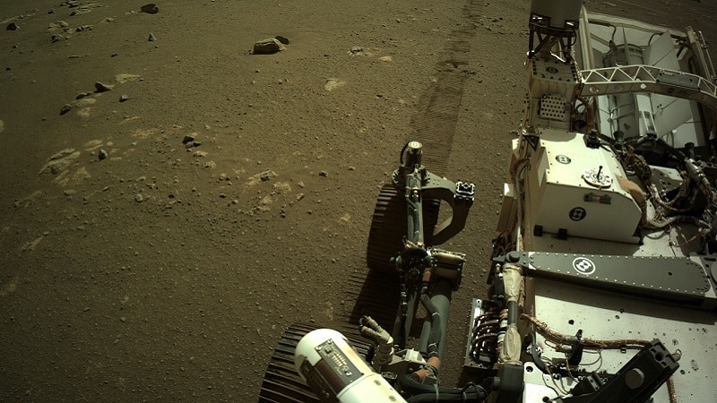 Selfie du rover Perseverance sur Mars
