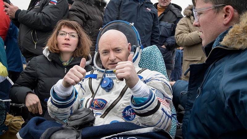 Scott Kelly revenant sur Terre il y a 5 ans - Scott Kelly
