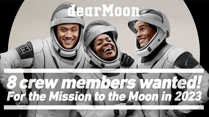 8 personnes sont invitées pour le projet dearMoon