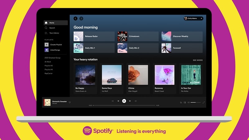 Spotify nouveau design - Spotify