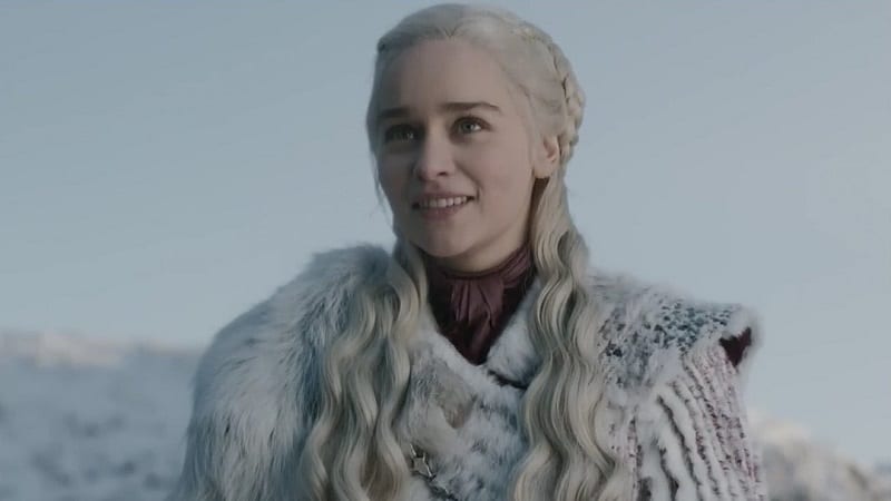 Emilia Clarke dans le rôle de Daenerys Targaryen. Crédit : HBO