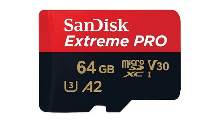 Image 1 : Carte mémoire SanDisk Extrême Pro 64 Go à moins de 15 € chez Cdiscount