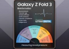Galaxy Z Fold 3 fonctions de suivi de la santé