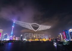 genesis hyundai spectacle drones