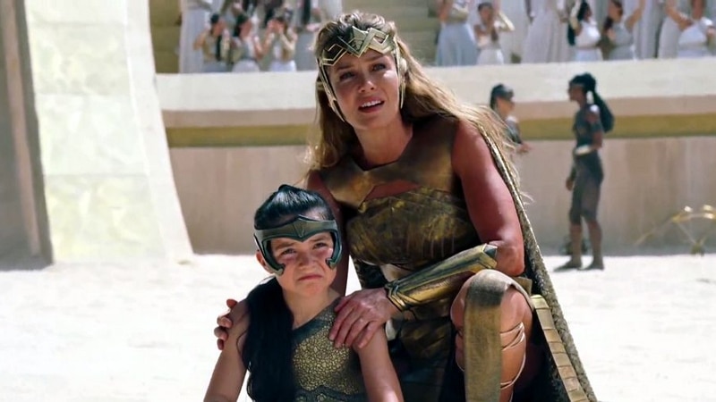 Diana et sa mère la reine Hippolyta dans Wonder Woman 1984 