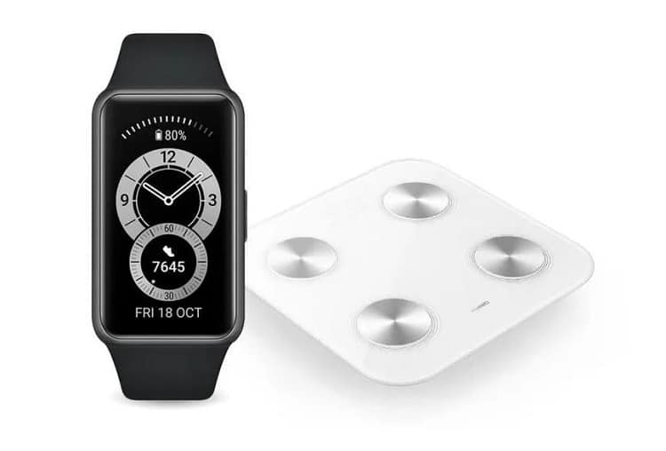Image 1 : Le Pack Band 6 Huawei et la balance connectée Scale 3 à 59,90 €