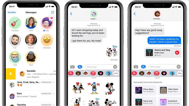 iMessage sur iOS - Apple