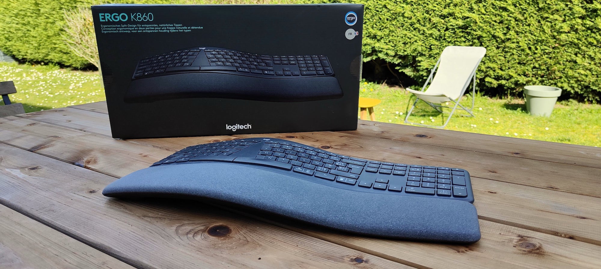 Clavier sans fil Logitech ERGO K860 Split avec prise Maroc