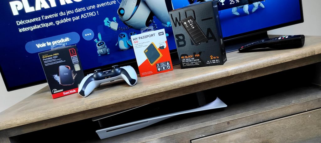 PS5 : SSD ou disque dur pour un stockage externe ? On a testé le