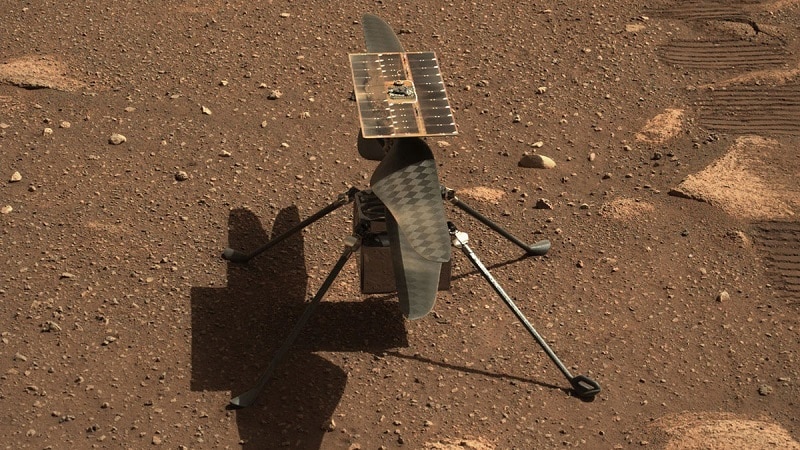 L'hélicoptère Ingenuity sur Mars