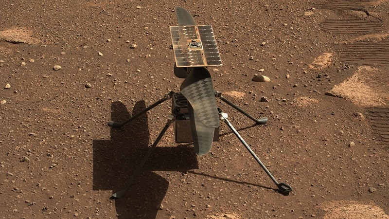 L'hélicoptère Ingenuity sur Mars