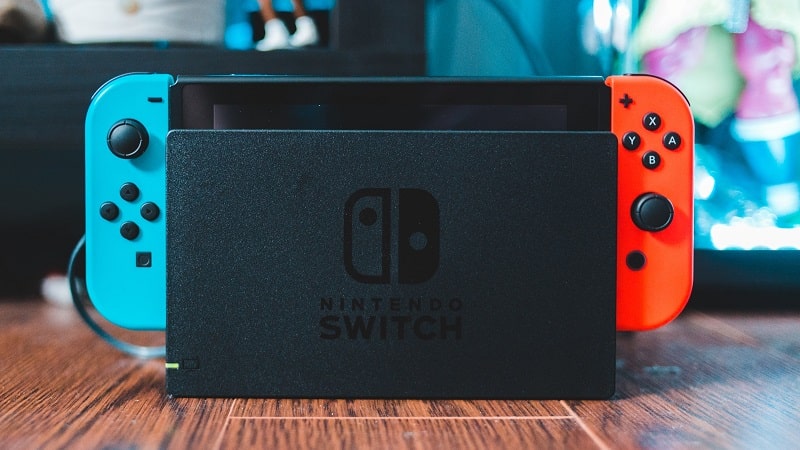 La Nintendo Switch dans son dock