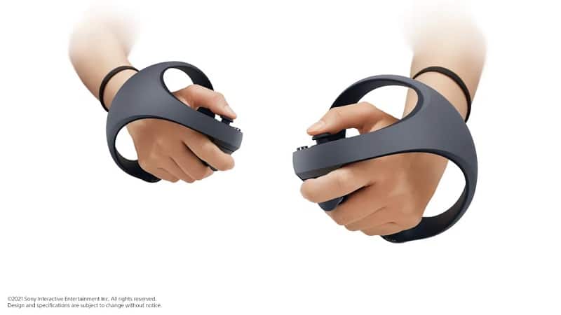 Les nouvelles manettes du PlayStation VR next-gen. Crédit : PlayStation