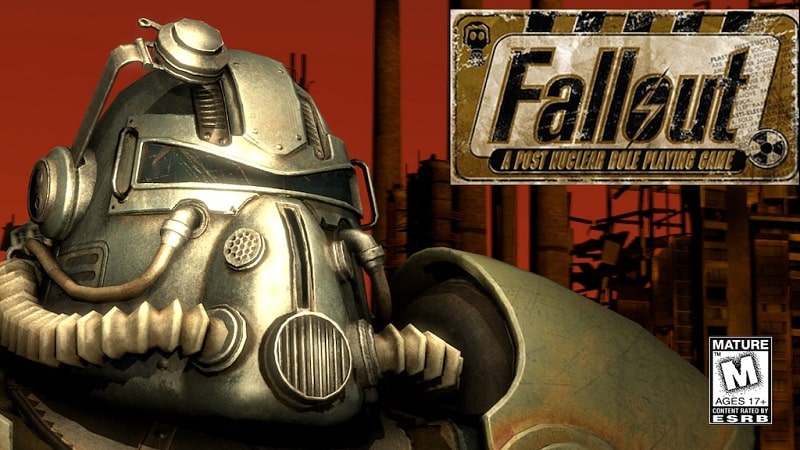 Jaquette du premier Fallout sur PC. Crédit : Wikipédia