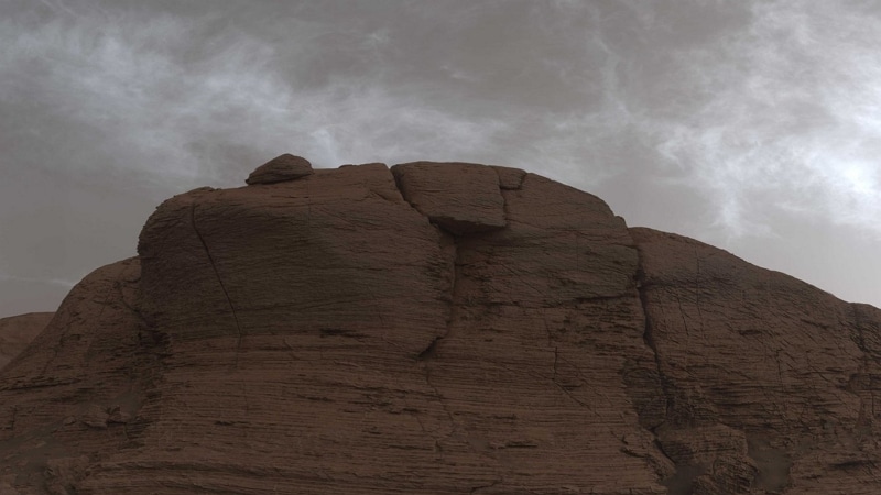 Curiosity Nuages sur Mars - NASA