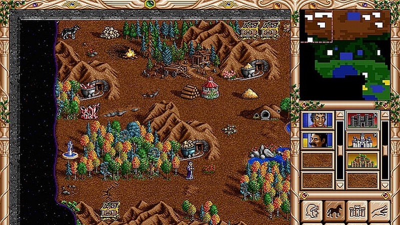 Capture d'écran de Heroes of Might and Magic 2