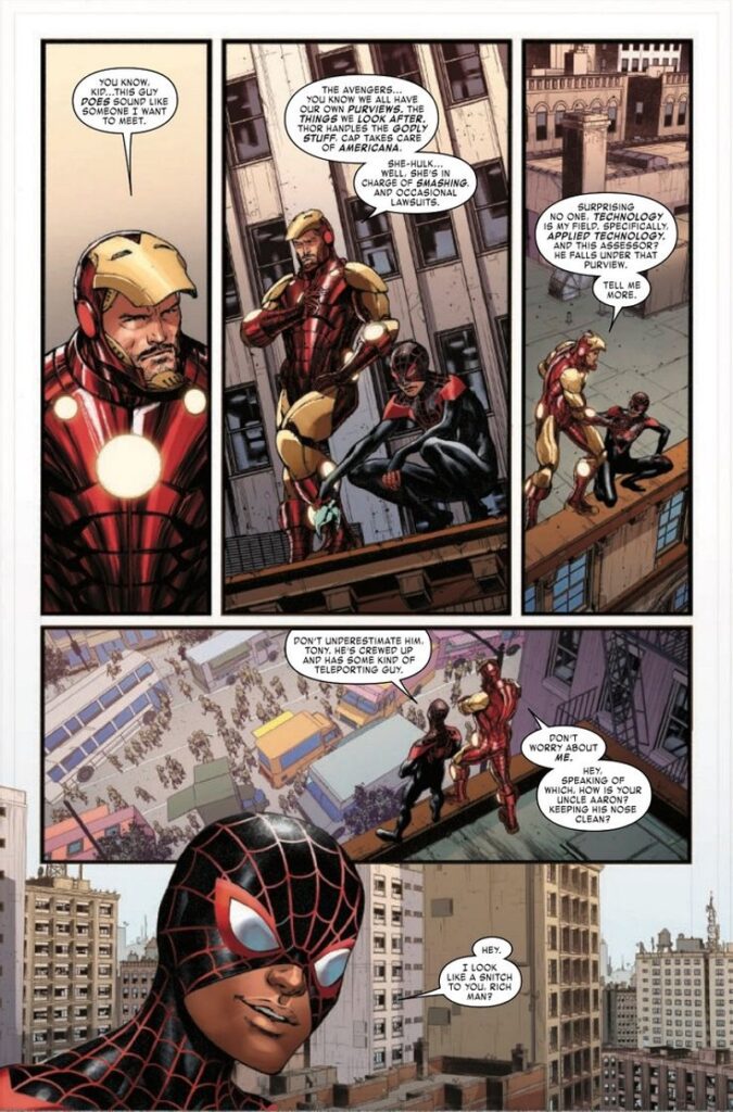 Tony Stark explique à Spider-Man comment les Avengers choisissent leurs ennemis